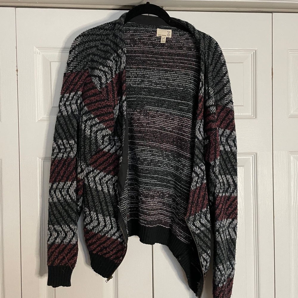 Urban outfitters zipper sweater